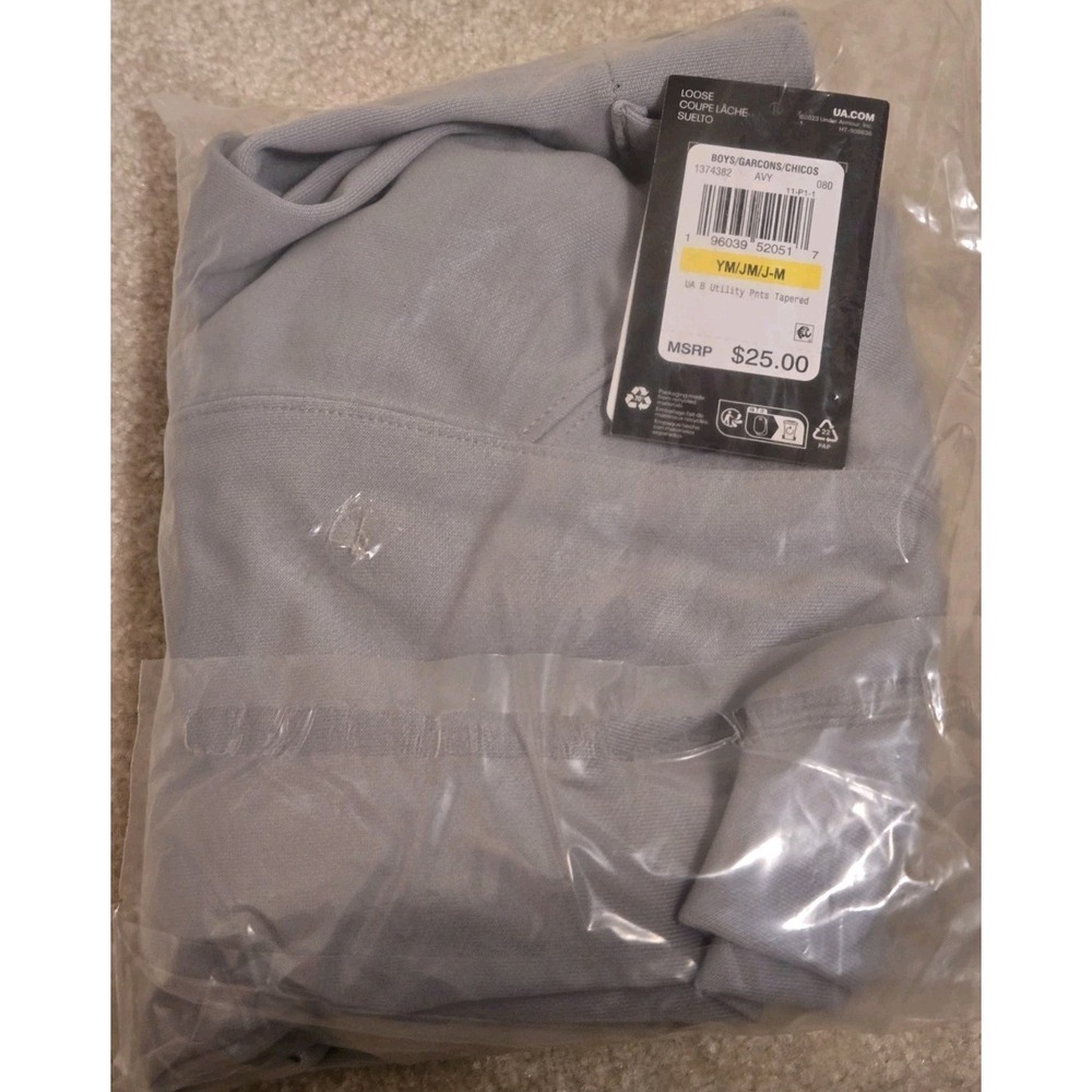Under Armour Utility Baseball Pant Youth Boys Med Gray NEW pant closed - Picture 12 of 12